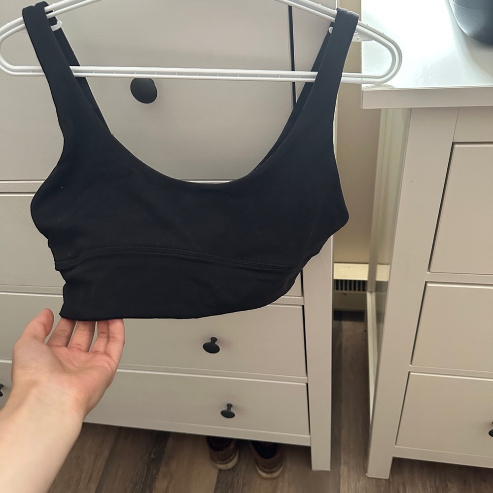 lululemon black reversible align bra